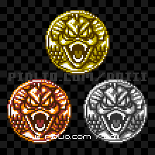 マーマンダインのモンスターメダルの画像：GB版ドラクエ3の敵・モンスターメダル図鑑 ／ ドラゴンクエスト3攻略