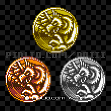 ヘルコンドルのモンスターメダルの画像：GB版ドラクエ3の敵・モンスターメダル図鑑 ／ ドラゴンクエスト3攻略