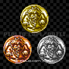 くさったしたいのモンスターメダルの画像：GB版ドラクエ3の敵・モンスターメダル図鑑 ／ ドラゴンクエスト3攻略