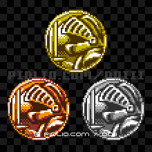 キラーアーマーのモンスターメダルの画像：GB版ドラクエ3の敵・モンスターメダル図鑑 ／ ドラゴンクエスト3攻略