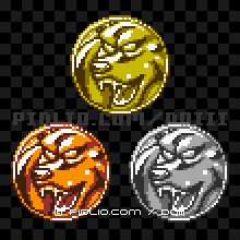 グリズリーのモンスターメダルの画像：GB版ドラクエ3の敵・モンスターメダル図鑑 ／ ドラゴンクエスト3攻略