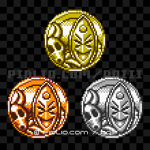 ゾンビマスターのモンスターメダルの画像：GB版ドラクエ3の敵・モンスターメダル図鑑 ／ ドラゴンクエスト3攻略