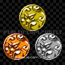 フロストギズモのモンスターメダルの画像：GB版ドラクエ3の敵・モンスターメダル図鑑 ／ ドラゴンクエスト3攻略