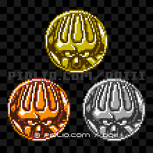 テンタクルスのモンスターメダルの画像：GB版ドラクエ3の敵・モンスターメダル図鑑 ／ ドラゴンクエスト3攻略