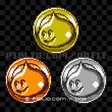 スライムベスのモンスターメダルの画像：GB版ドラクエ3の敵・モンスターメダル図鑑 ／ ドラゴンクエスト3攻略