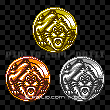 ライオンヘッドのモンスターメダルの画像：GB版ドラクエ3の敵・モンスターメダル図鑑 ／ ドラゴンクエスト3攻略