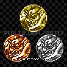 キングマーマンのモンスターメダルの画像：GB版ドラクエ3の敵・モンスターメダル図鑑 ／ ドラゴンクエスト3攻略