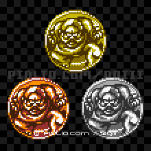 だいまじんのモンスターメダルの画像：GB版ドラクエ3の敵・モンスターメダル図鑑 ／ ドラゴンクエスト3攻略