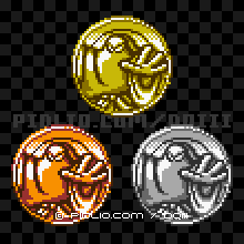 アークマージのモンスターメダルの画像：GB版ドラクエ3の敵・モンスターメダル図鑑 ／ ドラゴンクエスト3攻略