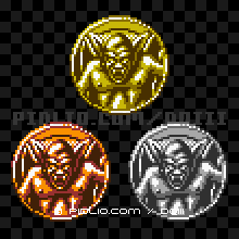 サタンパピーのモンスターメダルの画像：GB版ドラクエ3の敵・モンスターメダル図鑑 ／ ドラゴンクエスト3攻略