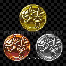 ヒドラのモンスターメダルの画像：GB版ドラクエ3の敵・モンスターメダル図鑑 ／ ドラゴンクエスト3攻略