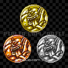 トロルキングのモンスターメダルの画像：GB版ドラクエ3の敵・モンスターメダル図鑑 ／ ドラゴンクエスト3攻略