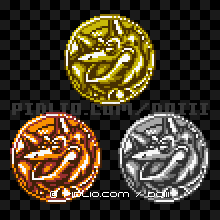 バラモスブロスのモンスターメダルの画像：GB版ドラクエ3の敵・モンスターメダル図鑑 ／ ドラゴンクエスト3攻略