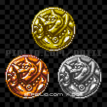 バラモスのモンスターメダルの画像：GB版ドラクエ3の敵・モンスターメダル図鑑 ／ ドラゴンクエスト3攻略