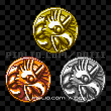 ほうおうのモンスターメダルの画像：GB版ドラクエ3の敵・モンスターメダル図鑑 ／ ドラゴンクエスト3攻略