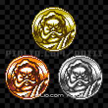 てんのもんばんのモンスターメダルの画像：GB版ドラクエ3の敵・モンスターメダル図鑑 ／ ドラゴンクエスト3攻略