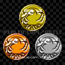 デビルウィザードのモンスターメダルの画像：GB版ドラクエ3の敵・モンスターメダル図鑑 ／ ドラゴンクエスト3攻略