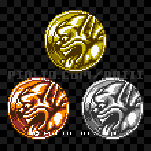 ダークトロルのモンスターメダルの画像：GB版ドラクエ3の敵・モンスターメダル図鑑 ／ ドラゴンクエスト3攻略