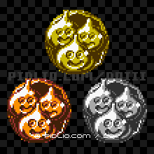 スライムのモンスターメダル（とっておきのメダル）の画像：GB版ドラクエ3の敵・モンスターメダル図鑑 ／ ドラゴンクエスト3攻略