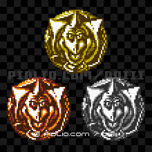 バラモスブロスのモンスターメダル（とっておきのメダル）の画像：GB版ドラクエ3の敵・モンスターメダル図鑑 ／ ドラゴンクエスト3攻略