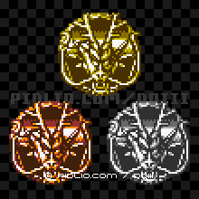 しんりゅうのモンスターメダル（まぼろしのメダル）の画像：GB版ドラクエ3の敵・モンスターメダル図鑑 ／ ドラゴンクエスト3攻略