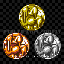 メタルハンドのモンスターメダルの画像：GB版ドラクエ3の敵・モンスターメダル図鑑 ／ ドラゴンクエスト3攻略