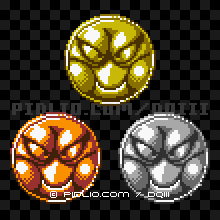 ダースギズモのモンスターメダルの画像：GB版ドラクエ3の敵・モンスターメダル図鑑 ／ ドラゴンクエスト3攻略