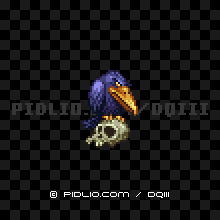 おおがらすの画像：SFC版ドラクエ3の敵・モンスター図鑑 ／ ドラゴンクエスト3攻略