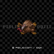 おおありくいの画像：SFC版ドラクエ3の敵・モンスター図鑑 ／ ドラゴンクエスト3攻略