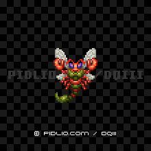 さそりばちの画像：SFC版ドラクエ3の敵・モンスター図鑑 ／ ドラゴンクエスト3攻略