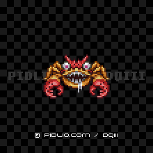 ぐんたいガニの画像：SFC版ドラクエ3の敵・モンスター図鑑 ／ ドラゴンクエスト3攻略