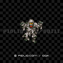 ミイラおとこの画像：SFC版ドラクエ3の敵・モンスター図鑑 ／ ドラゴンクエスト3攻略