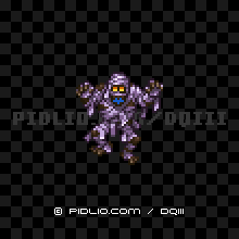 マミーの画像：SFC版ドラクエ3の敵・モンスター図鑑 ／ ドラゴンクエスト3攻略