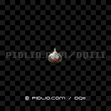 メタルスライムの画像：SFC版ドラクエ3の敵・モンスター図鑑 ／ ドラゴンクエスト3攻略