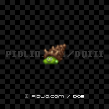 スライムつむりの画像：SFC版ドラクエ3の敵・モンスター図鑑 ／ ドラゴンクエスト3攻略