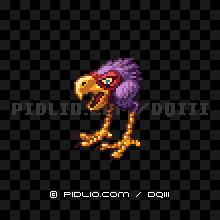 デッドペッカーの画像：SFC版ドラクエ3の敵・モンスター図鑑 ／ ドラゴンクエスト3攻略