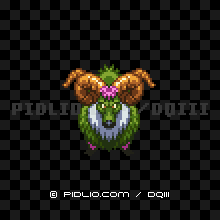 ビッグホーンの画像：SFC版ドラクエ3の敵・モンスター図鑑 ／ ドラゴンクエスト3攻略