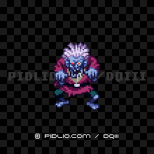 どくどくゾンビの画像：SFC版ドラクエ3の敵・モンスター図鑑 ／ ドラゴンクエスト3攻略