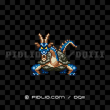 ガメゴンの画像：SFC版ドラクエ3の敵・モンスター図鑑 ／ ドラゴンクエスト3攻略