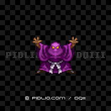 アークマージの画像：SFC版ドラクエ3の敵・モンスター図鑑 ／ ドラゴンクエスト3攻略