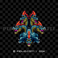 ヒドラの画像：SFC版ドラクエ3の敵・モンスター図鑑 ／ ドラゴンクエスト3攻略