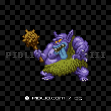 トロルキングの画像：SFC版ドラクエ3の敵・モンスター図鑑 ／ ドラゴンクエスト3攻略