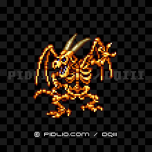 ドラゴンゾンビの画像：SFC版ドラクエ3の敵・モンスター図鑑 ／ ドラゴンクエスト3攻略