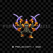 デーモンソードの画像：SFC版ドラクエ3の敵・モンスター図鑑 ／ ドラゴンクエスト3攻略