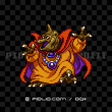 バラモスエビルの画像：SFC版ドラクエ3の敵・モンスター図鑑 ／ ドラゴンクエスト3攻略