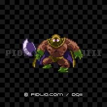 カンダタ1の画像：SFC版ドラクエ3の敵・モンスター図鑑 ／ ドラゴンクエスト3攻略