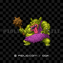 ボストロールの画像：SFC版ドラクエ3の敵・モンスター図鑑 ／ ドラゴンクエスト3攻略