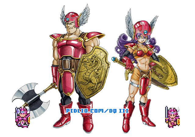 戦士：SFC版ドラクエ3の職業紹介 ／ ドラクエ3攻略