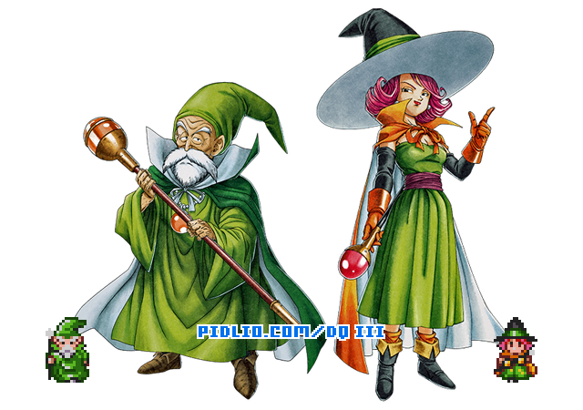 魔法使い：SFC版ドラクエ3の職業紹介 ／ ドラクエ3攻略